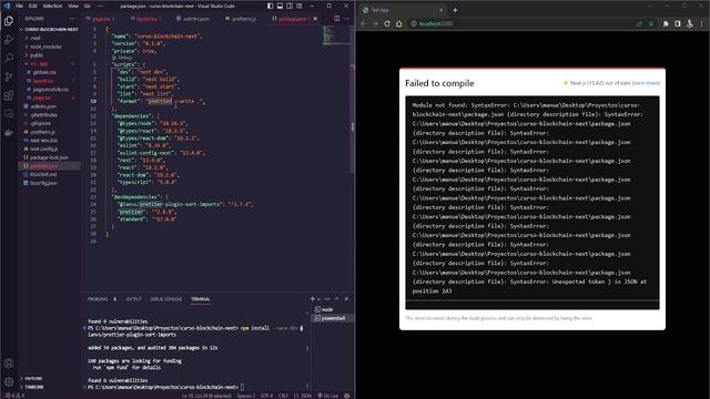 Curso NextJS y Blockchain: Instalar y Configurar Prettier para React смотреть онлайн