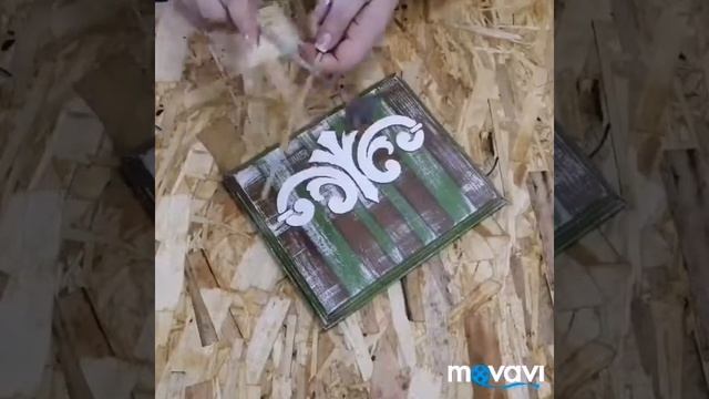 Декупаж ключница