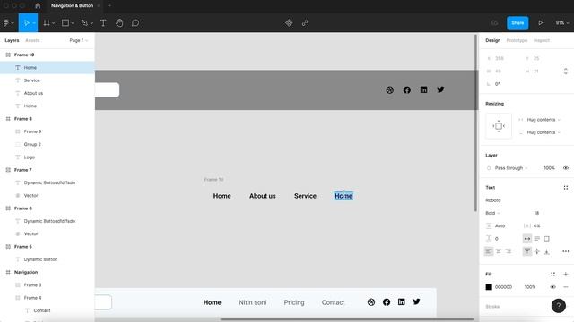 How to Design Flexible Button and Navigations in Figma (hindi) #Figma #FigmaTutorial #AutoLayout смотреть онлайн