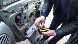 Установка динамиков URAL AS C1327K  с кроссоверами и пищалками в  передние двери.