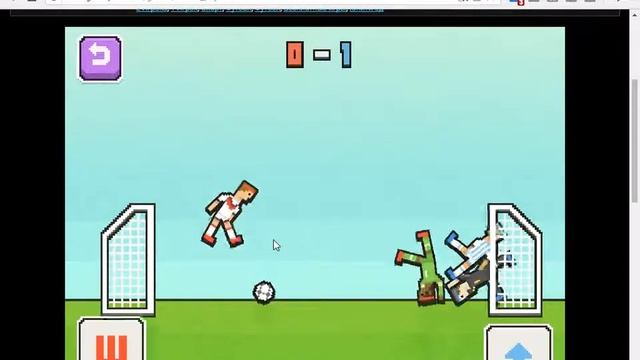 Soccer Physics играем за двойх (ктоже выйграет!!! )