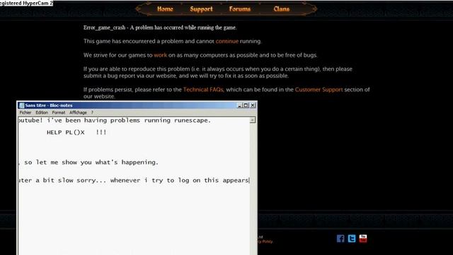 runescape error_game_crash help needed!!! смотреть онлайн