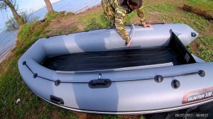 Хантер 330а , Hunterboat 330a - распаковка.