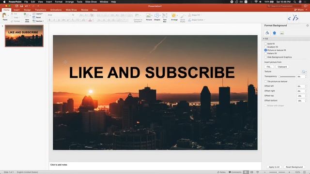 How to make transparent font text in PowerPoint смотреть онлайн
