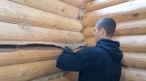 Технология КОНОПАТКИ бани-дома.