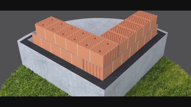 Перевязка керамических блоков