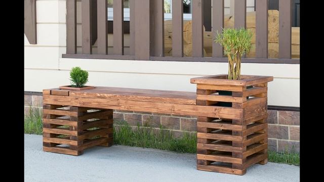Лавочки из Дерева Интересные Идеи