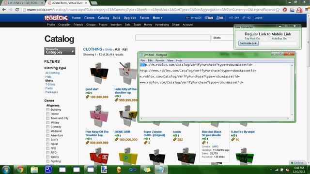 ROBLOX: "Item Bot" - Item Sniper смотреть онлайн