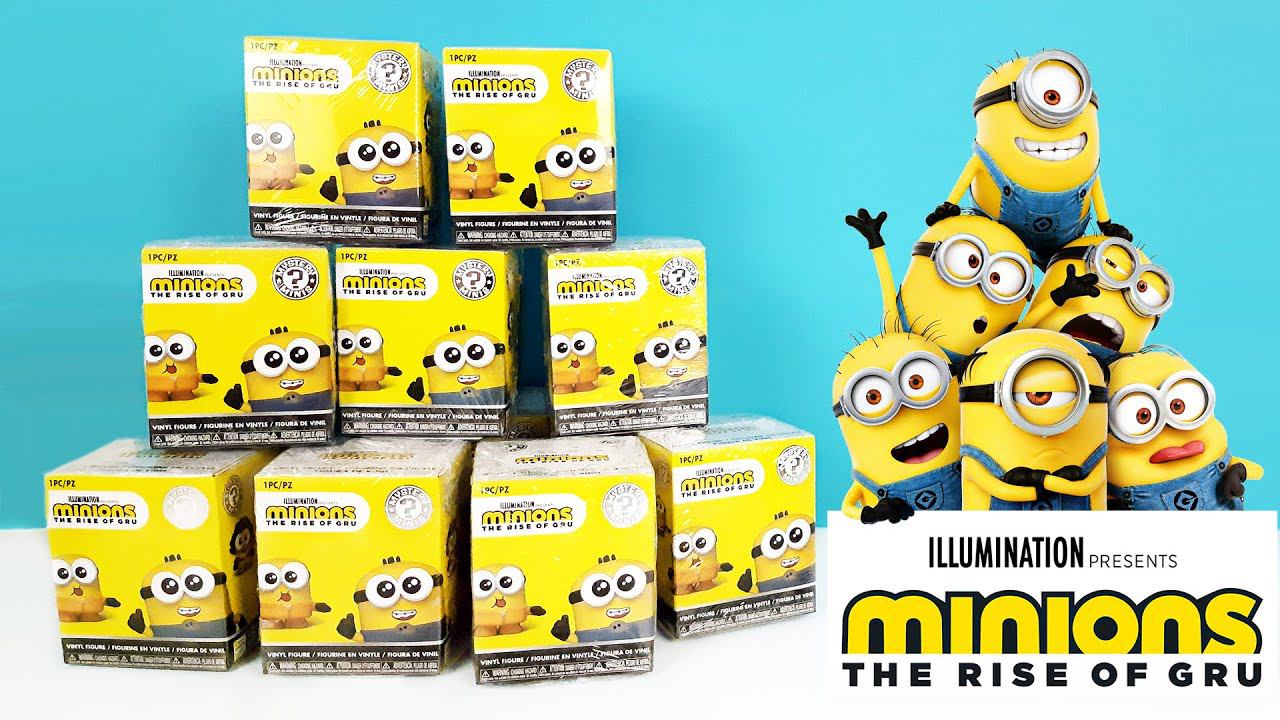 МИНЬОНЫ ГРЮВИТАЦИЯ Сюрпризы FUNKO игрушки, мультфильм Minions The Rise of GRU 2020 Surprise unboxing смотреть онлайн
