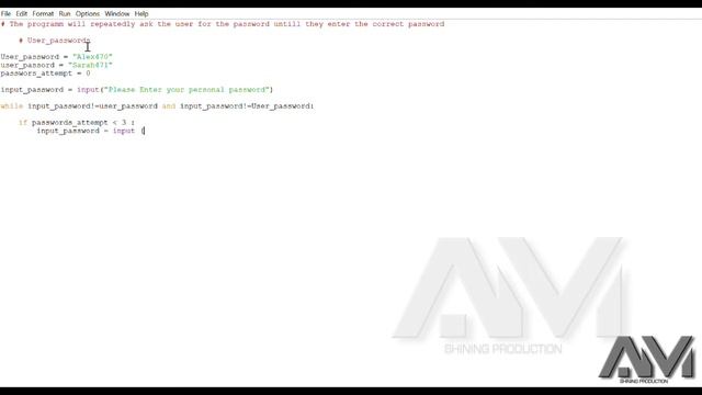 Creating personal password in Python/Easy User Password смотреть онлайн