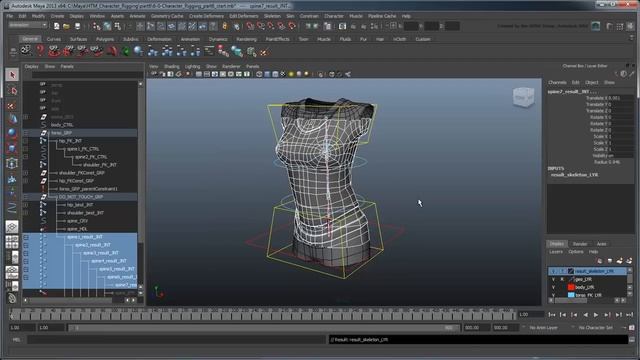Creating a Character Rig - Part 6: Torso global transform and cleanup (Advanced) смотреть онлайн