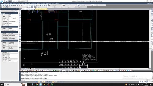 BRÜT 70 M2 ETÜT ÇALIŞMASI / ÜCRETSİZ DWG İNDİR ! смотреть онлайн