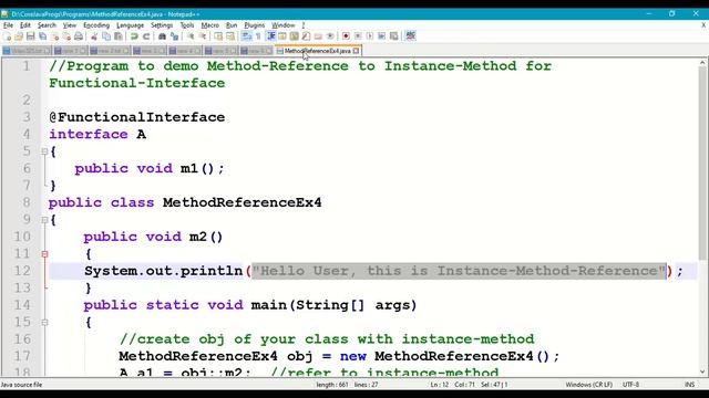 Java Method References using Instance method|| Method References in Java||Java Instance Method||#32 смотреть онлайн