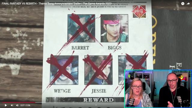 AERITH SINGING & CID REVEAL!! FFVII Rebirth Story Trailer Game Awards 2023 Reaction & Discussion! смотреть онлайн