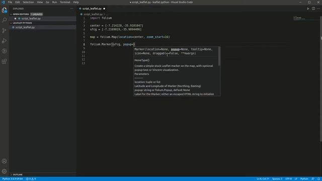 Integração de python com leaflet utilizando o pacote folium смотреть онлайн