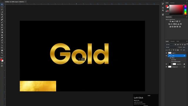 How to Make Golden gradient in Photoshop смотреть онлайн
