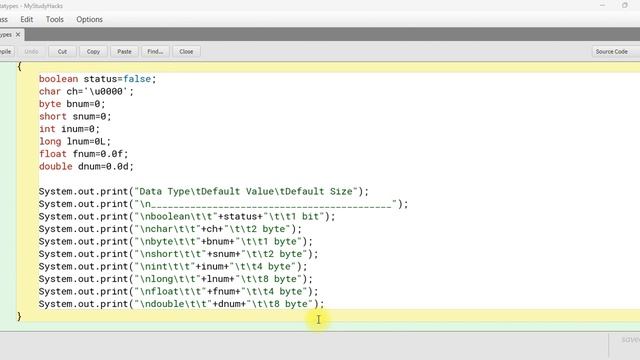 Understanding datatypes in java Lab: Lesson - 7 @MyStudyHacks51 смотреть онлайн