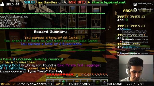 Come & Join Me! || MINECRAFT: Hypixel Mini Games & More! || Part 7 смотреть онлайн