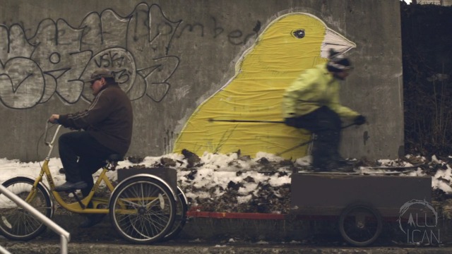 Красивое катание в городе. Отрывок из культового фильма All I CAN