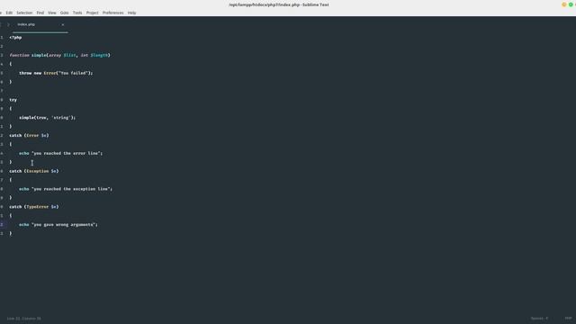 Learn PHP 7 New Features In Arabic : #14 Throwables смотреть онлайн