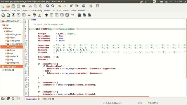 Generate Coupon code using ajax and php смотреть онлайн