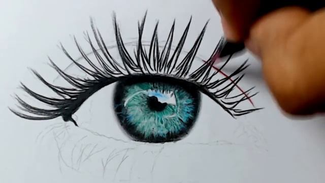 How to Draw Realistic Eye - Step by step for beginners смотреть онлайн