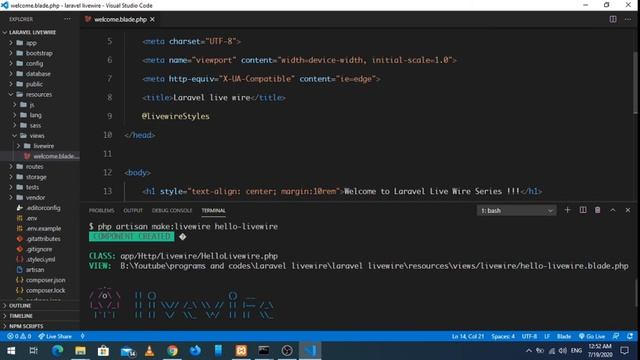 Installation and Setup Laravel Livewire | Laravel Livewire Episode 1 смотреть онлайн