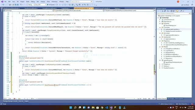 EP4: ASP.NET Core 5.0 Web API Reset Password | JWT | Swagger смотреть онлайн