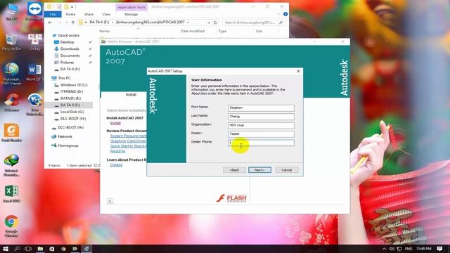 Install AutoCAD 2007- Hướng dẫn cài đặt AutoCAD 2007 [CF Channel] смотреть онлайн