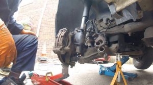 How to remove the lower arm VW Crafter, Sprinter / Как снять нижний рычаг VW Crafter,  Sprinter