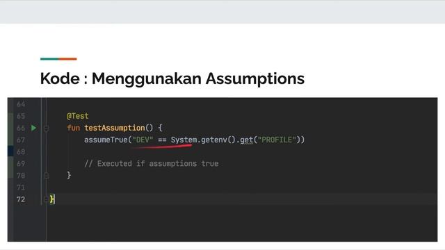 Belajar Kotlin Unit Test - 9 Menggunakan Assumptions смотреть онлайн