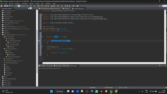 Spring Boot Project | Generate QR Code | In Hindi смотреть онлайн