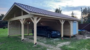 Автонавес с хозблоком