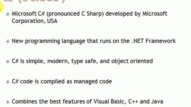 INTRODUCTION TO DOT NET by Mr. Saravanan Elumalai смотреть онлайн