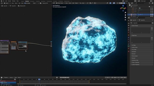 How to make Glowy Asteroids in Blender! смотреть онлайн