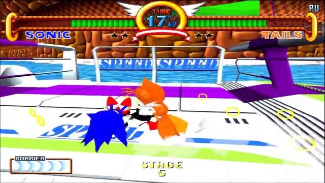 Sonic The Fighters - Sonic the Fighters Part 1 - Sonic Playthrough смотреть онлайн