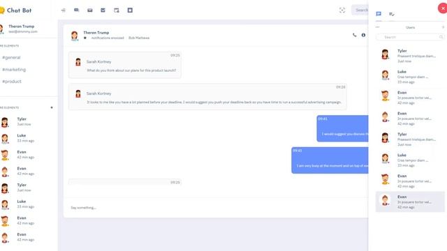 Chatbot Dashboard Bootstrap 5 Admin Web App Template смотреть онлайн