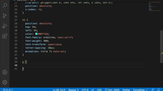 CSS Clip-path, Background Effect and Text Animation / 17. смотреть онлайн