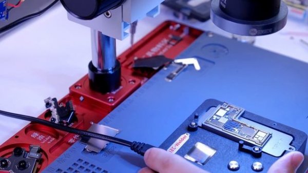 iPhone 12 Pro Max нет сети / нет прошивки модема / похоже ударник / распайка / перекатка половинок