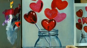 Вебинар по живописи от Ольги Базановой - "Валентинки". Пишем маслом