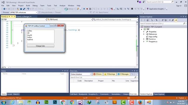 051 - K - C# ListBox DoubleClick Event Handler смотреть онлайн