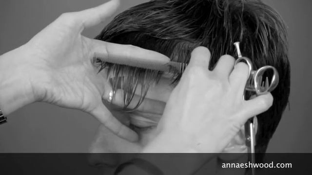 FRINGE on mans short haircut | short haircut fringe technique смотреть онлайн