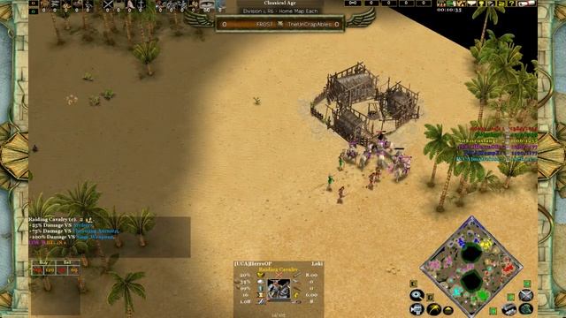 AoT S29, D1, R6 - FROST vs. UCA, Game 1 - Age of Mythology: The Titans Clan League, Season 29 смотреть онлайн