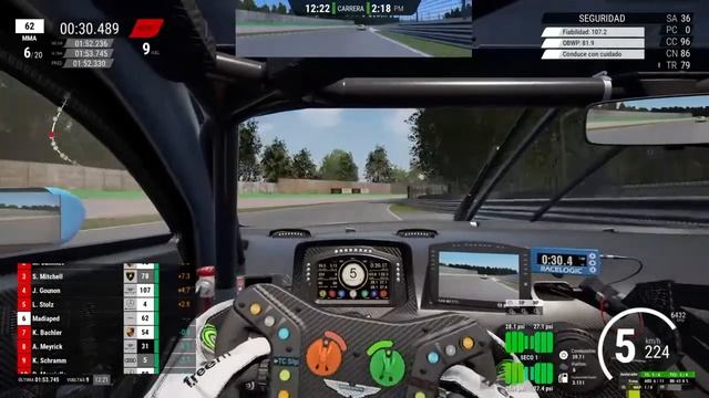 Assetto Corsa Competizione Gt World Challenge Aston Martin Vantage GT3 Monza Circuit 2022 смотреть онлайн