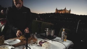 Cheflopez b2b Fatima Hajji at Castillo de San Servando, Toledo, Spain 👩🏻🍳👨🏼🍳