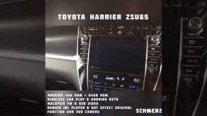 Toyota harrier JBL wireless CarPlay & Android auto & Android system