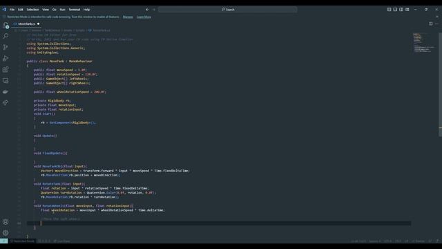 Unity Tank Game Tutorial: Creating a Controllable Tank смотреть онлайн