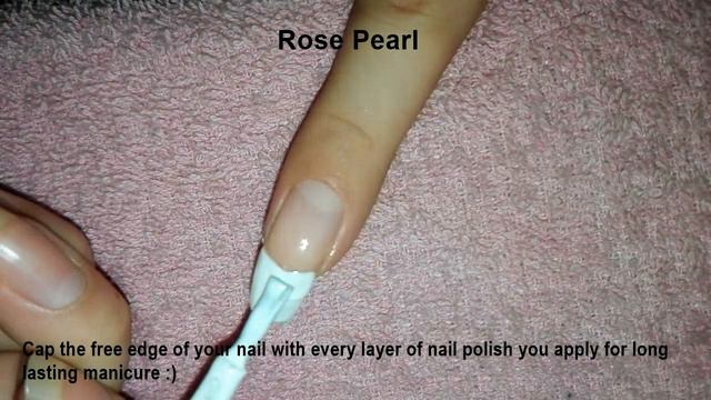 HOW TO French Manicure Long Nails- NAIL 101 | Rose Pearl смотреть онлайн