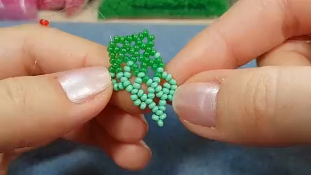 BEADED NECKLACE/Beaded violets/Necklace with flowers/Колье из бисера с цветами/Колье с фиалками/1 смотреть онлайн