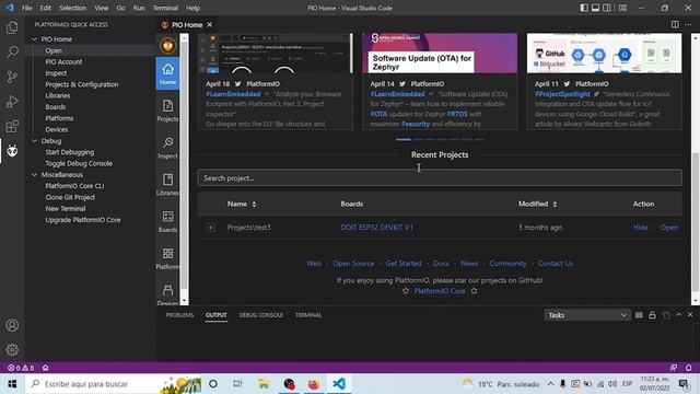 Cómo programar el ESP32 con Visual Studio Code y Platformio | No arduino 100% C ? смотреть онлайн
